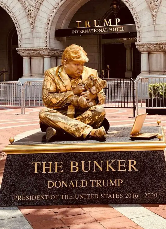 The Bunker trump statue initiative