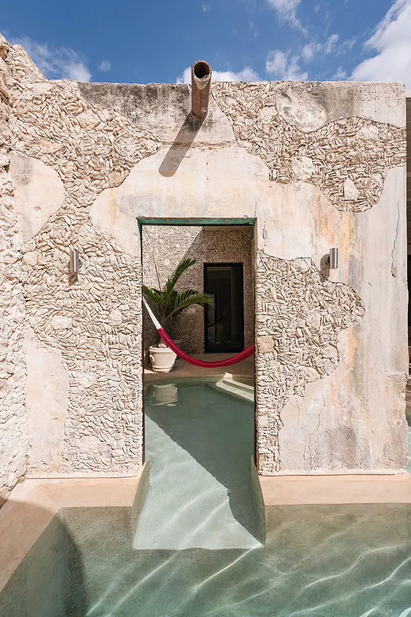 casa xolotl courtyard pool 6