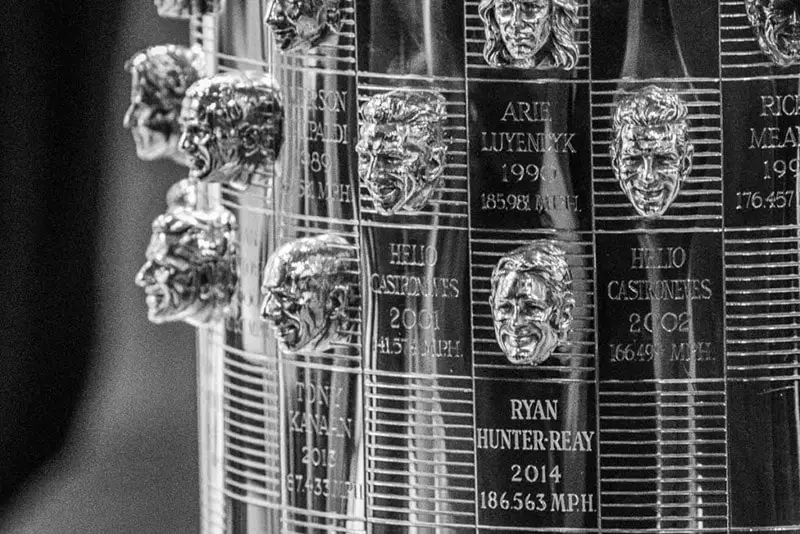 borg-warner trophy close up