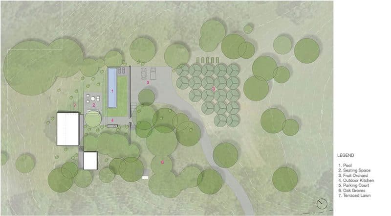 landscape plans for sonoma mountain residence