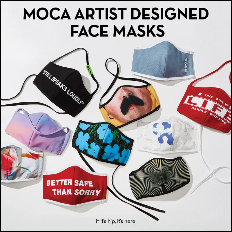 moca artist designed face masks