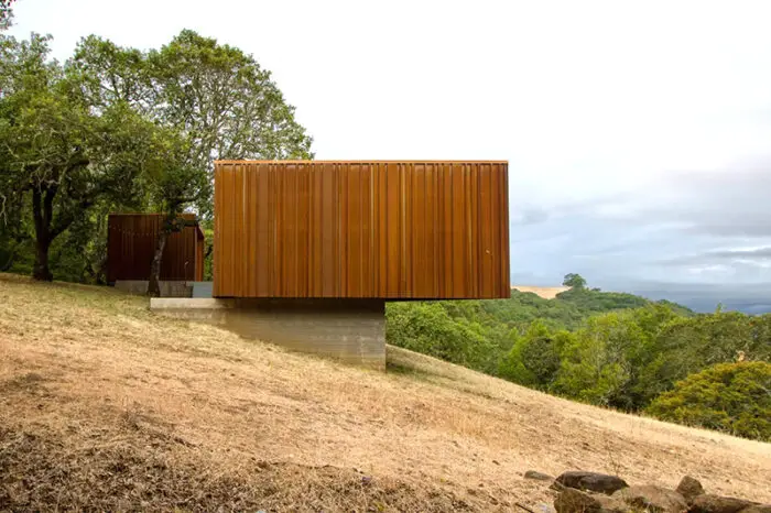 sonoma prefab mountain residence 