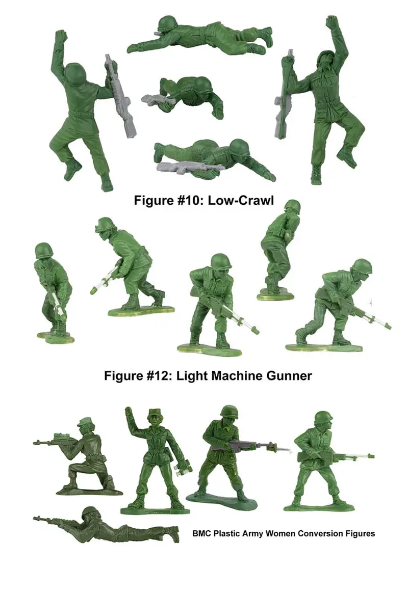 BMC Toys plastic army women