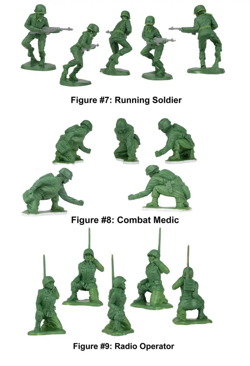 BMC Toys plastic army women