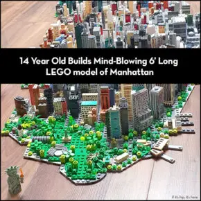 Meet The 14 Year Old Who Built A Freestyle LEGO Model of Manhattan