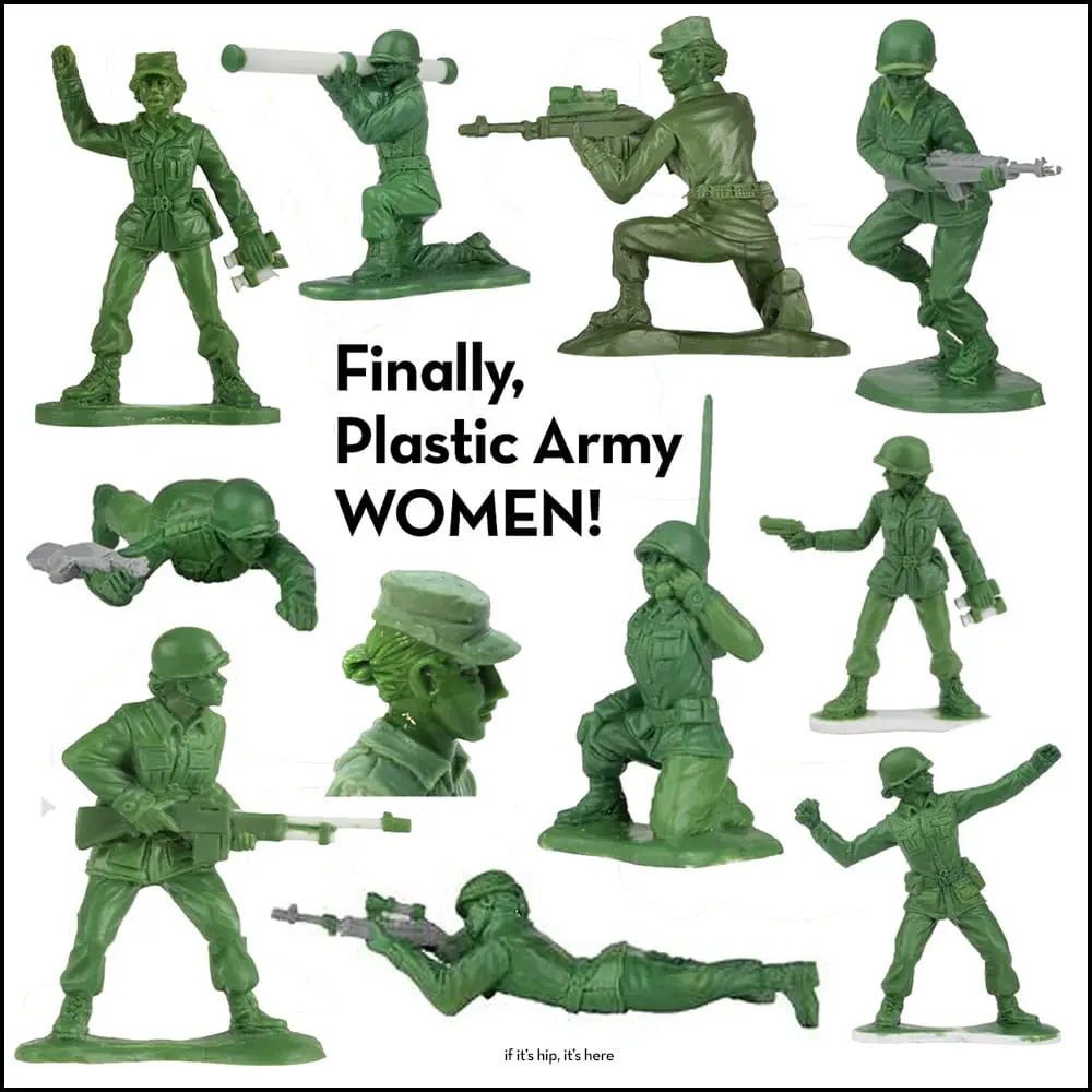 Read more about the article Female Green Army Men, Finally! Only Took Over 90 Years.
