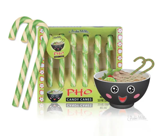 pho flavored candy canes