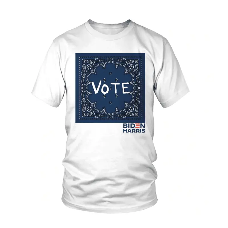 Tory Burch vote biden harris tshirt