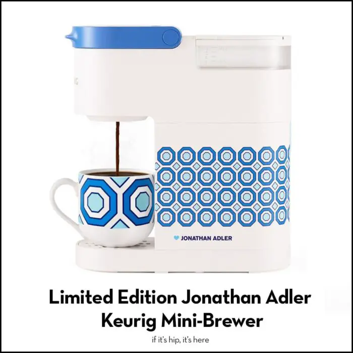 Read more about the article Jonathan Adler Collaborates With Keurig For A Chic Mini Brewer.
