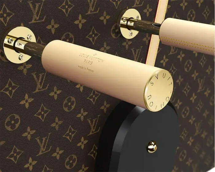 louis vuitton monogram foosball table handles