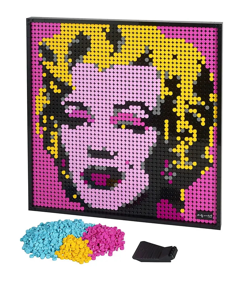 lego art Marilyn monroe