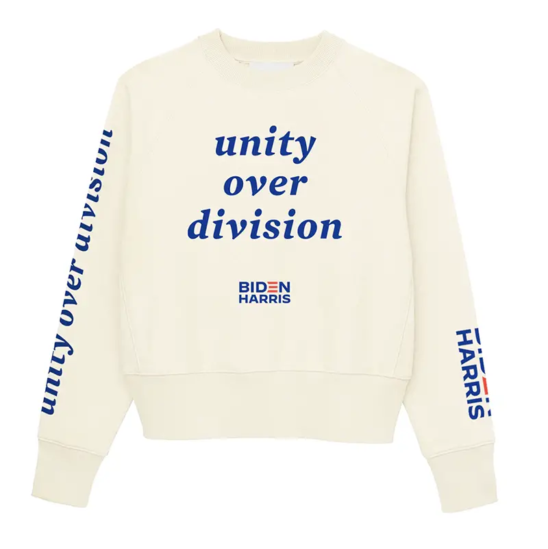 unity over division thakoon sweatshirt
