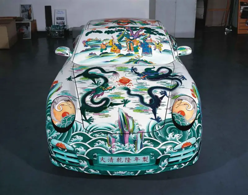 chinese artist Ma Jun porsche