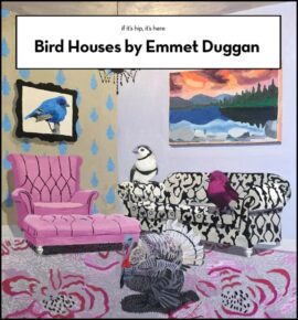 Bird Houses of a Different Sort by artist Emmet Duggan