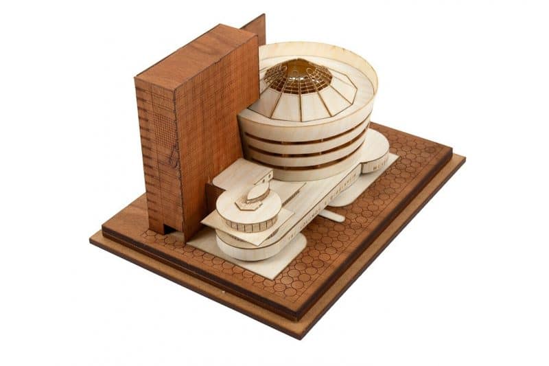 wooden guggenheim model kit