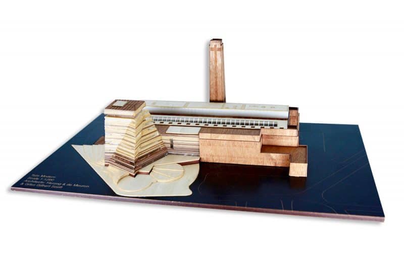 tate modern wood model kit