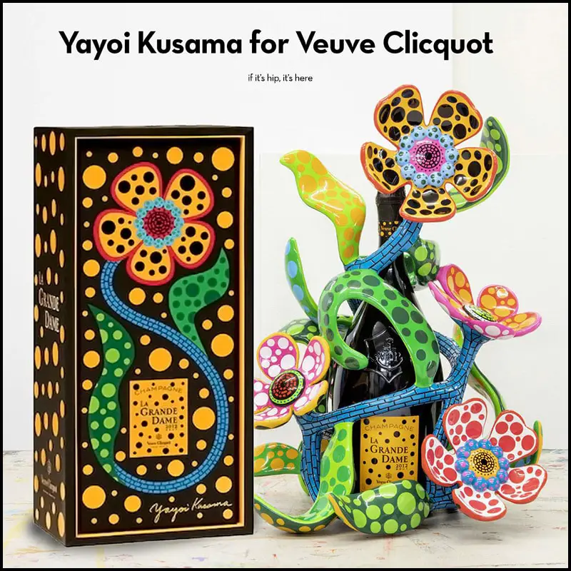 yayoi kusama for veuve clicquot