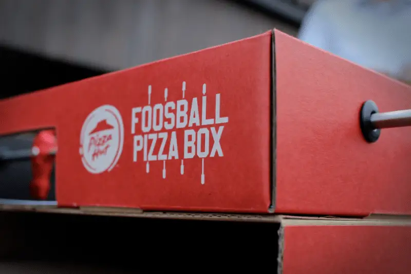 pizza hut Hong Kong football box