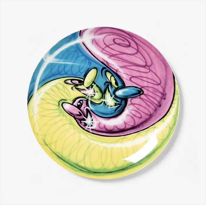 Kenny Scharf plate