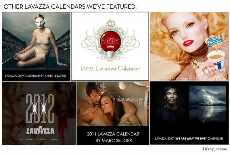 Lavazza calendars on IIHIH