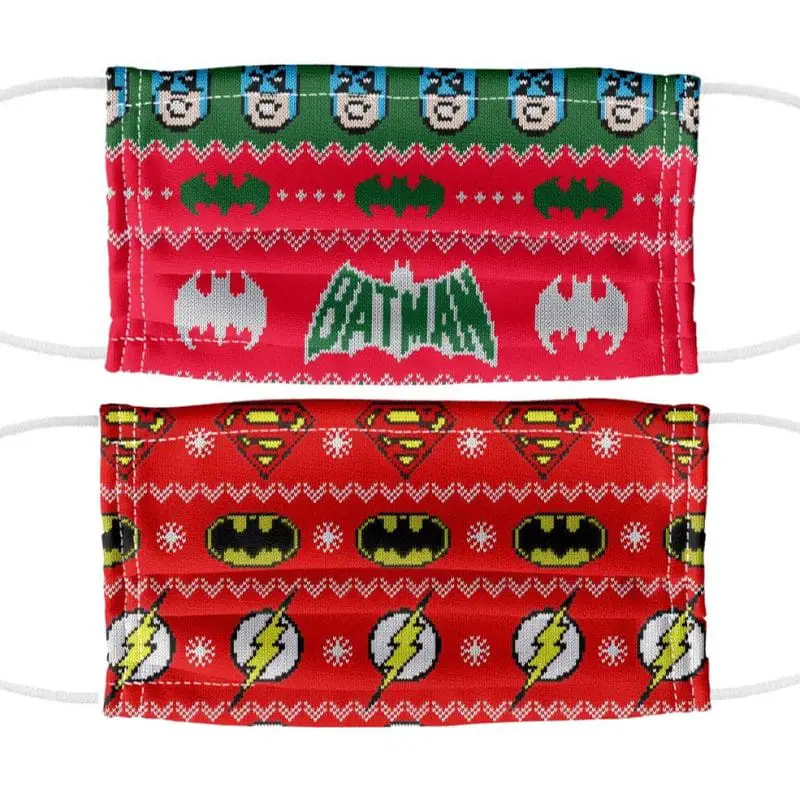 batman and justice league face masks