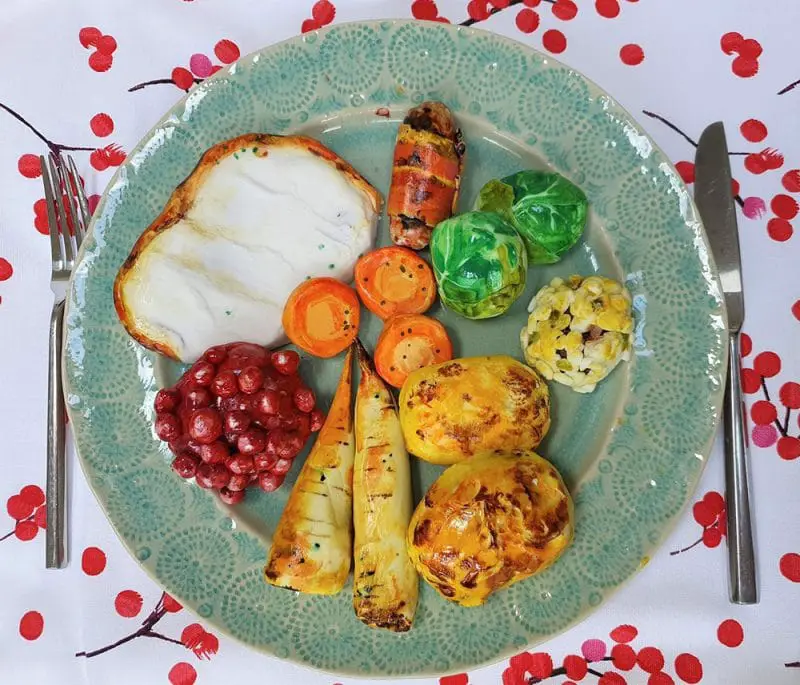 cChristmas Lunch Cookies, individual