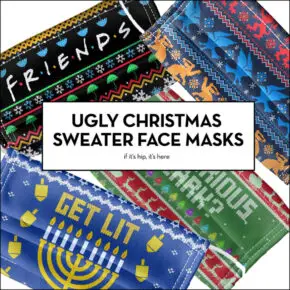 Ugly Christmas Sweater Face Masks!