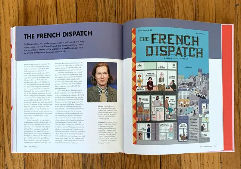 Wes Anderson the french dispatch spread
