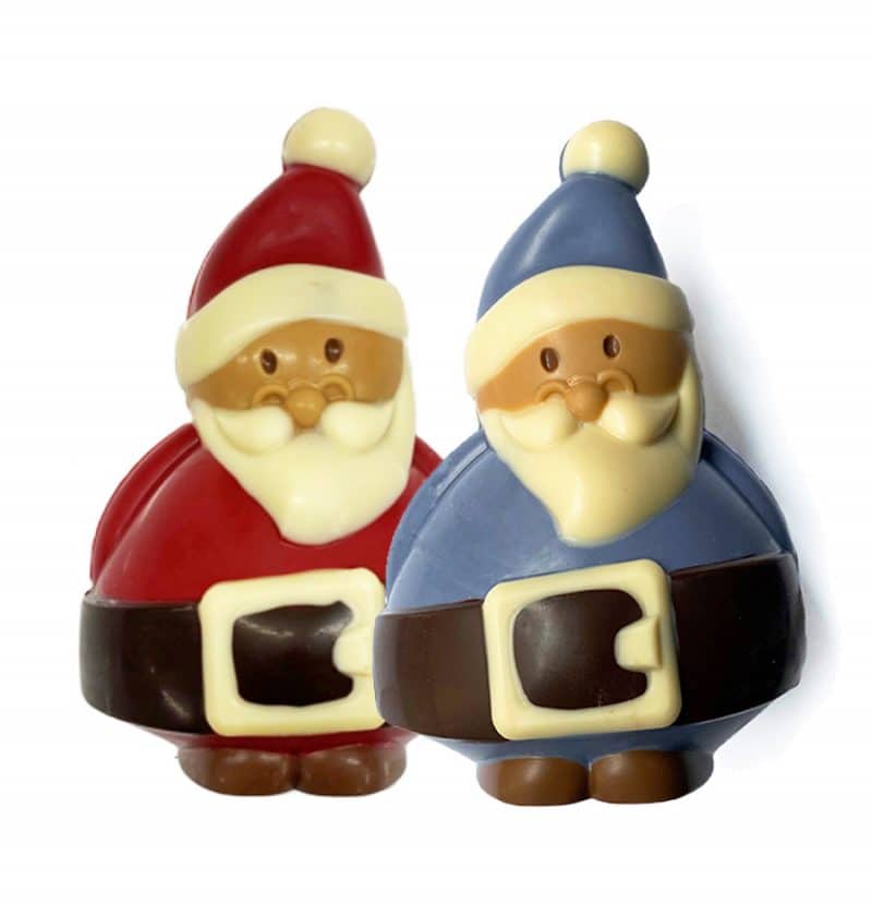 chocolate santas