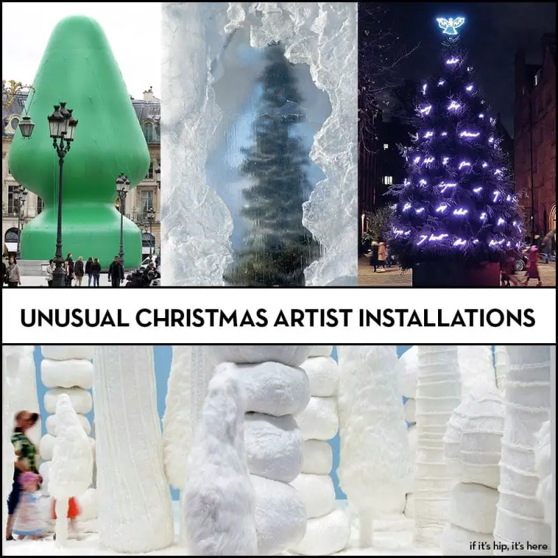 christmas artist installations