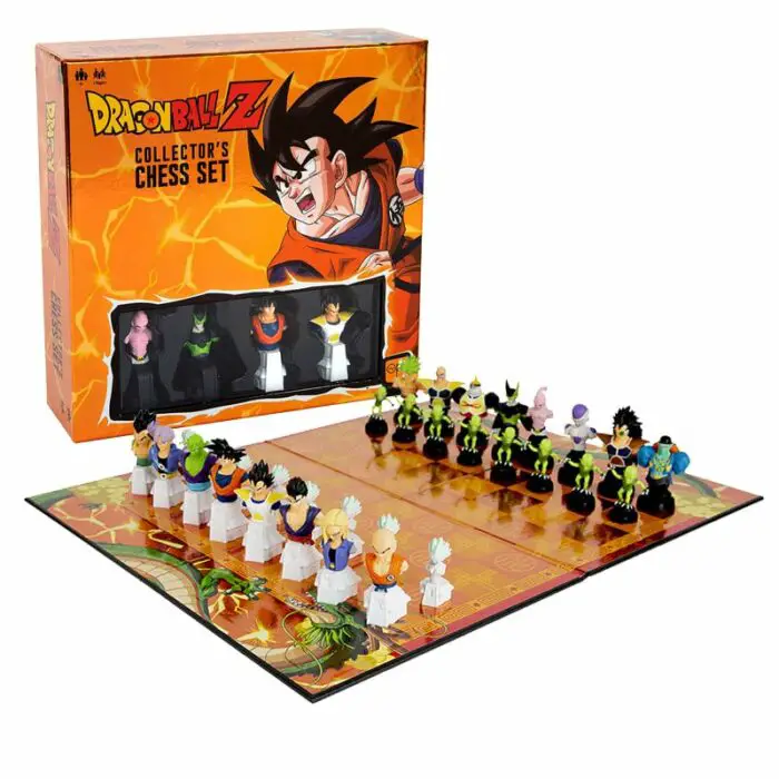 dragon ball z collector's chess set