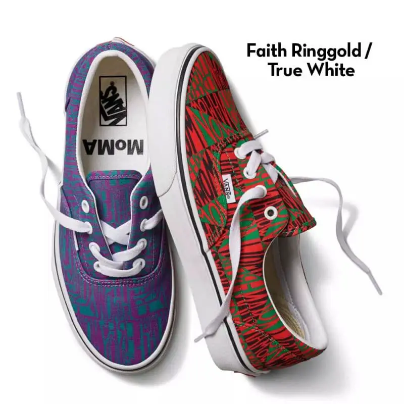 faith ringgold and true white Moma vans