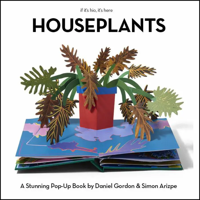 houseplants pop-up book