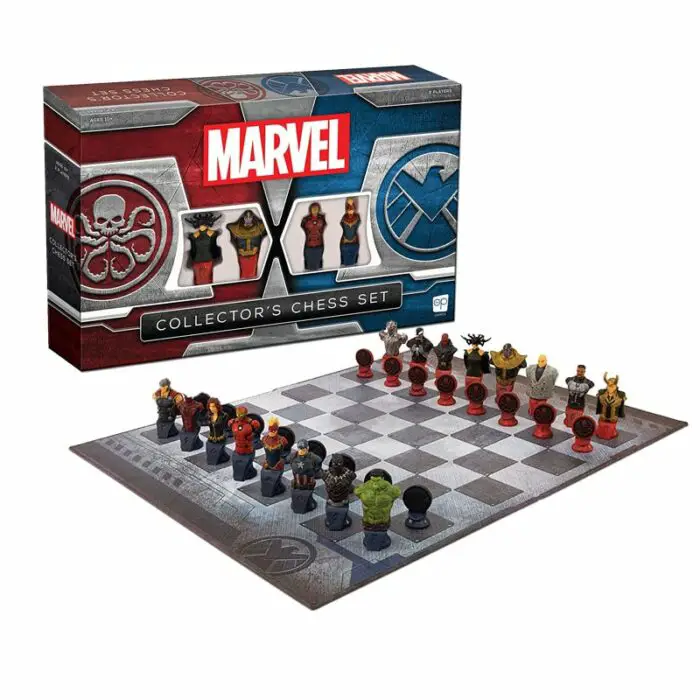 marvel collectors chess set