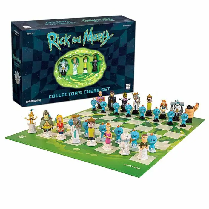 rick and morty chess set