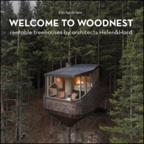 Woodnest Treehouses in Norway by Architects Helen&Hard