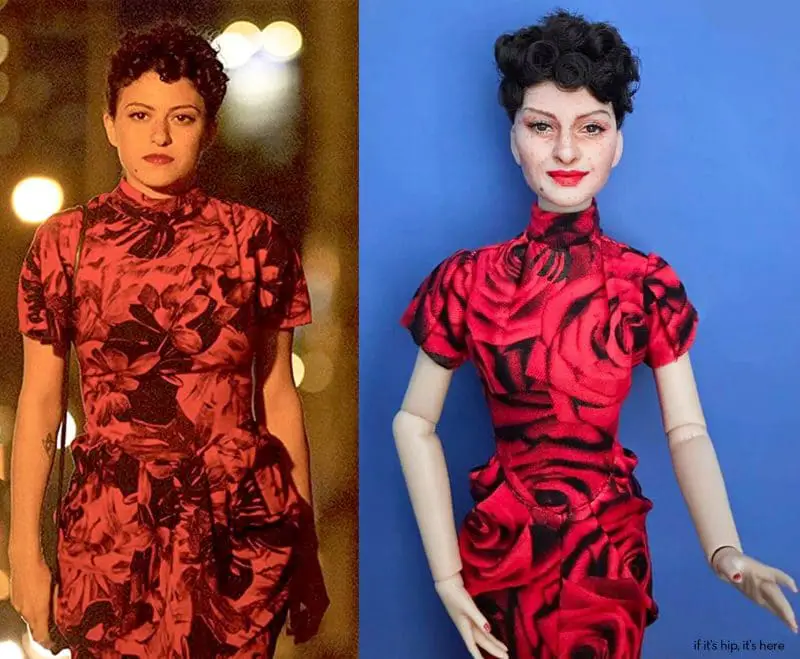 Actress Alia Shawkat and Dory Doll