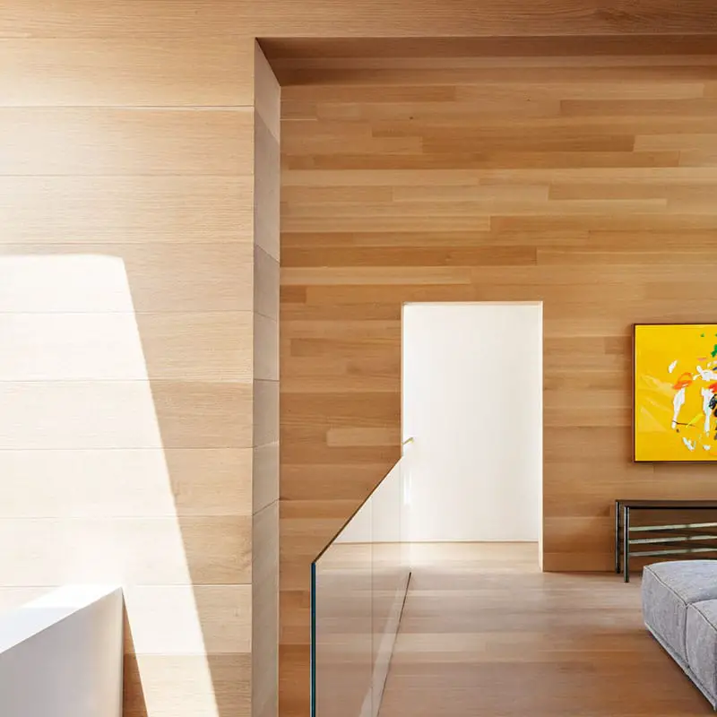 oak wood modern interior