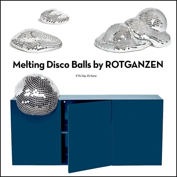 melting disco balls