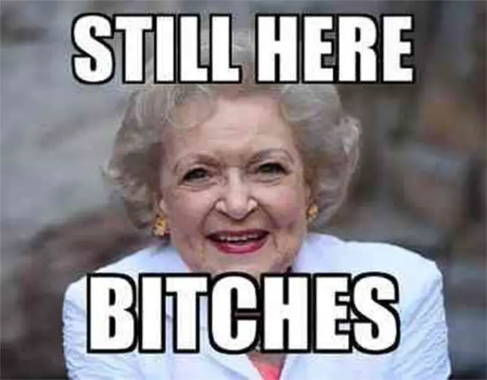 Betty White meme