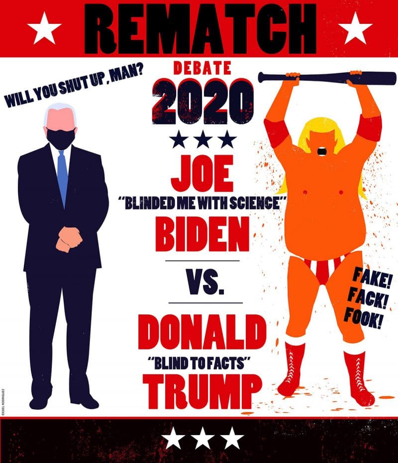 trump vs biden edel rodriguez art