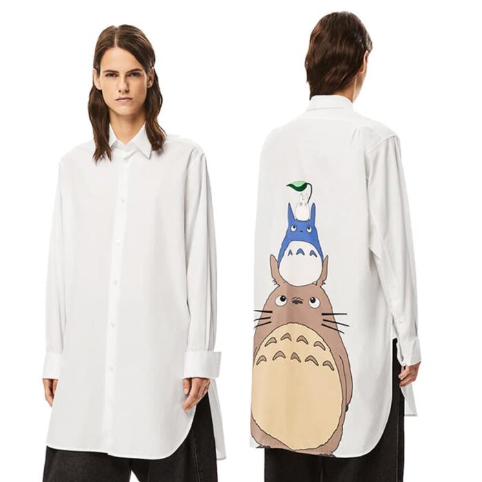 loewe totoro long shirt