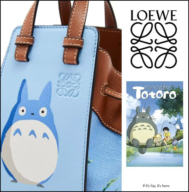 loewe x totoro bags and fashion
