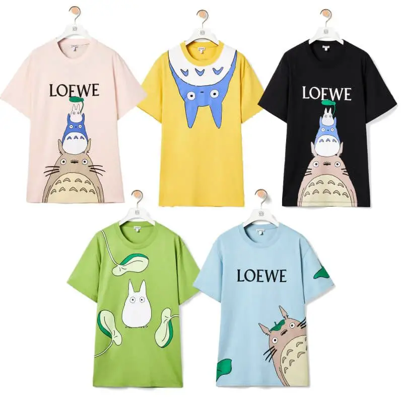 loewe x totoro tees