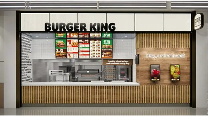 new in-store design for burger king