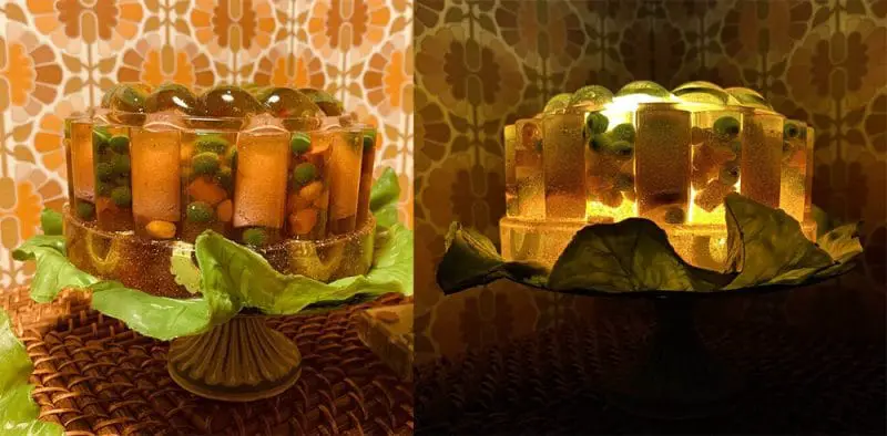 jello desserts as lamps