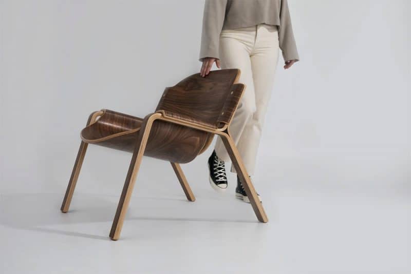 Modernica oyster chair 