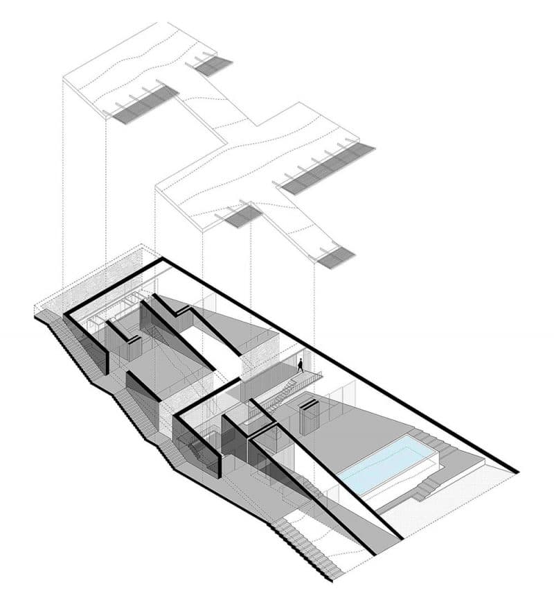 architectural plans underground home