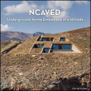 NCAVED Underground Home Is Embedded In Greek Hillside