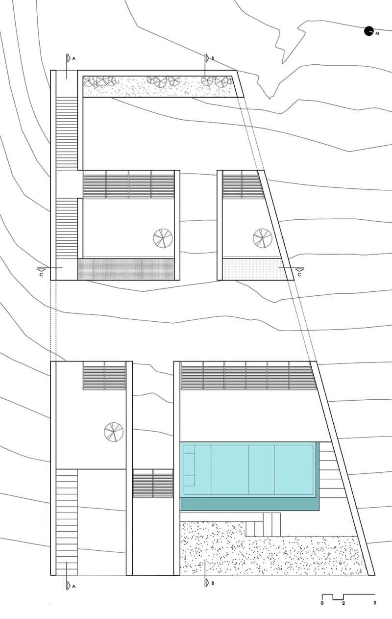 architectural plans underground home